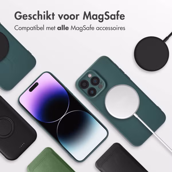 imoshion Color Backcover met MagSafe Apple iPhone 14 Pro Max - Donkergroen