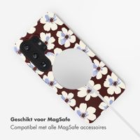 Selencia Vivid Backcover met MagSafe Samsung Galaxy S26 Ultra - Choco Flower Pop