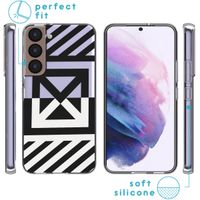 imoshion Design hoesje Samsung Galaxy S22 - Grafisch - Kruis - Transparant