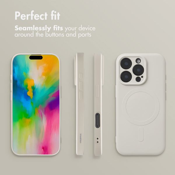 imoshion Colour Back Cover with MagSafe Apple iPhone 16 Pro Max - Beige