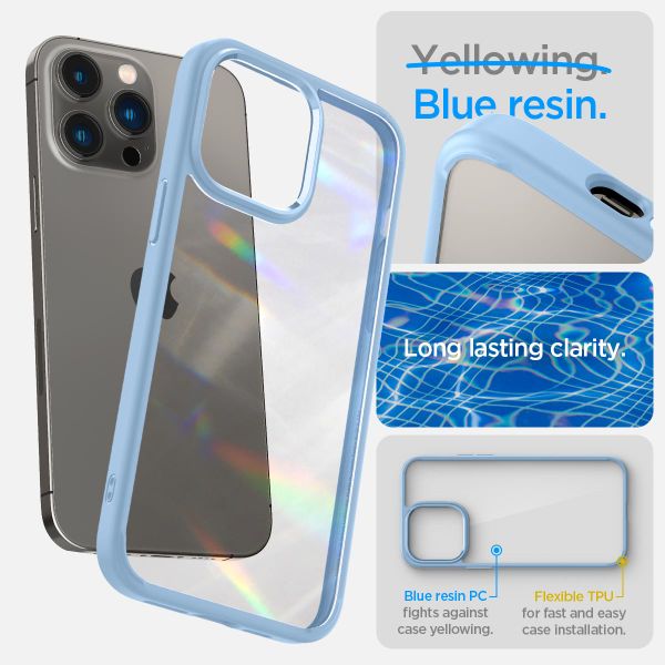 Spigen Ultra Hybrid Backcover iPhone 14 Pro - Blauw