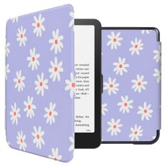 imoshion Design Slim Hard Case Bookcase Amazon Kindle Paperwhite (2024) / Paperwhite Signature Edition (2024) / Colorsoft Signature Edition (2024) - Flowers Distance