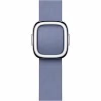 Apple Modern Buckle FineWoven Apple Watch Series 1 t/m 9 / SE (38/40/41 mm) | Series 10 / 11 (42 mm) - Maat S - Lavender Blue