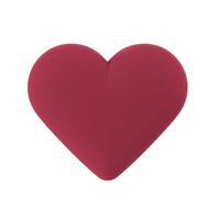 Holdit Silicone Sticker Heart - Red Velvet