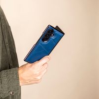 imoshion Kunstleren MagSafe Backcover met Pashouder Samsung Galaxy Z Fold 8 Ultra - Donkerblauw