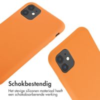 imoshion Siliconen hoesje met koord Apple iPhone 11 - Oranje