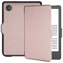 imoshion Slim Hard Case Bookcase Kobo Clara 2E / Tolino Shine 4 - Rosé Goud