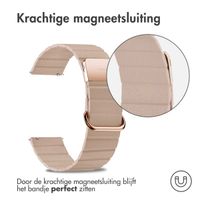 imoshion Magnetisch lederen bandje  - Universeel 22 mm aansluiting - Beige