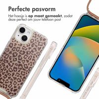 imoshion Design hoesje met koord Apple iPhone 15 - Leopard Mood