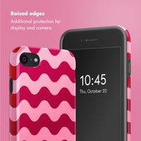 Selencia Vivid Back Cover Apple iPhone SE (2022 / 2020) / 8 / 7 / 6(s) - Wave Vibes Lipstick
