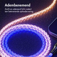 imoshion Lichtgevende Snellaadkabel RGB - USB-A naar USB-C kabel - 1 meter