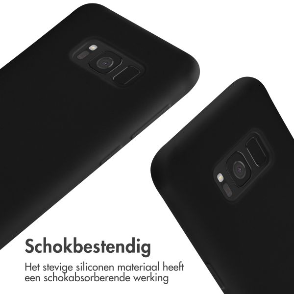 imoshion Siliconen hoesje met koord Samsung Galaxy S8 - Zwart