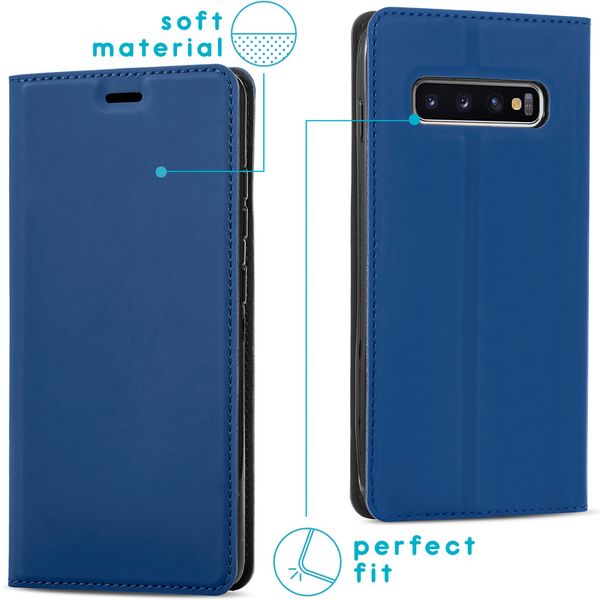 imoshion Slim Folio Bookcase Samsung Galaxy S10 - Donkerblauw