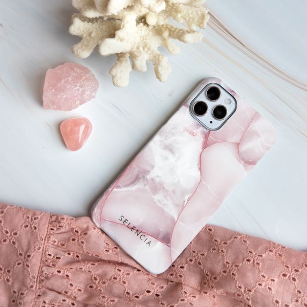 Selencia Maya Fashion Backcover iPhone 12 (Pro) - Quartz Rose