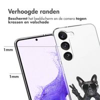 imoshion Design hoesje Samsung Galaxy S23 - Bulldog - Zwart