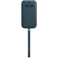 Apple Leather Sleeve MagSafe Apple iPhone 12 Pro Max - Baltic Blue