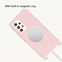 Selencia Rivièra MagSafe Case with detachable hooks Samsung Galaxy A53 - Sorbet Pink