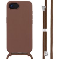 imoshion Siliconen hoesje met koord Apple iPhone 17e / 16e - Bruin