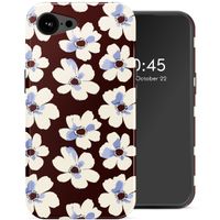 Selencia Vivid Backcover met MagSafe Apple iPhone 16e - Choco Flower Pop