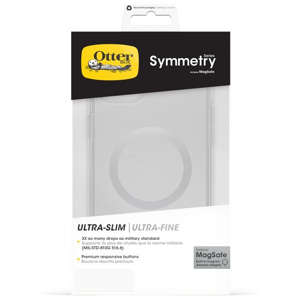 OtterBox Symmetry Backcover MagSafe iPhone 15 Plus - Transparant