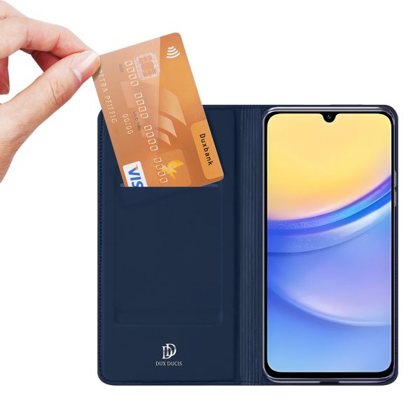 Dux Ducis Slim Softcase Bookcase Samsung Galaxy A16 (5G) - Donkerblauw