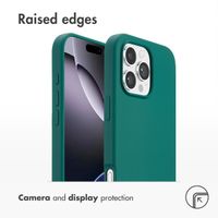 Accezz Liquid Silicone Back Cover with MagSafe Apple iPhone 16 Pro Max - Forest Green