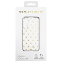 iDeal of Sweden Clear Case Samsung Galaxy S24 - Golden Hearts