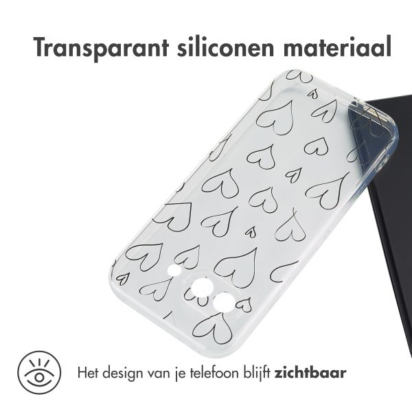 imoshion Design hoesje Google Pixel 9A - Hearts