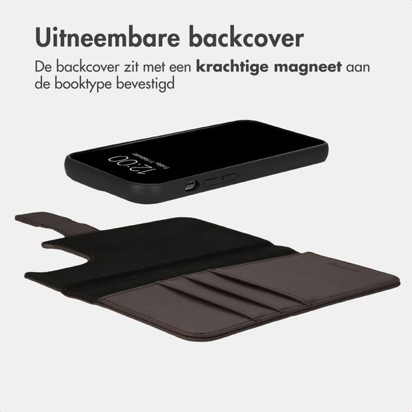 imoshion Uitneembare 2-in-1 Luxe Bookcase Apple iPhone 13 Pro - Bruin