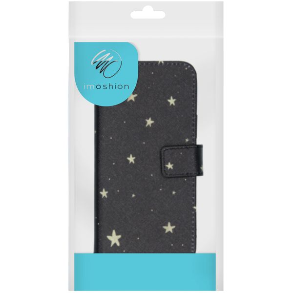 imoshion Design Softcase Bookcase Samsung Galaxy A41 - Stars Gold