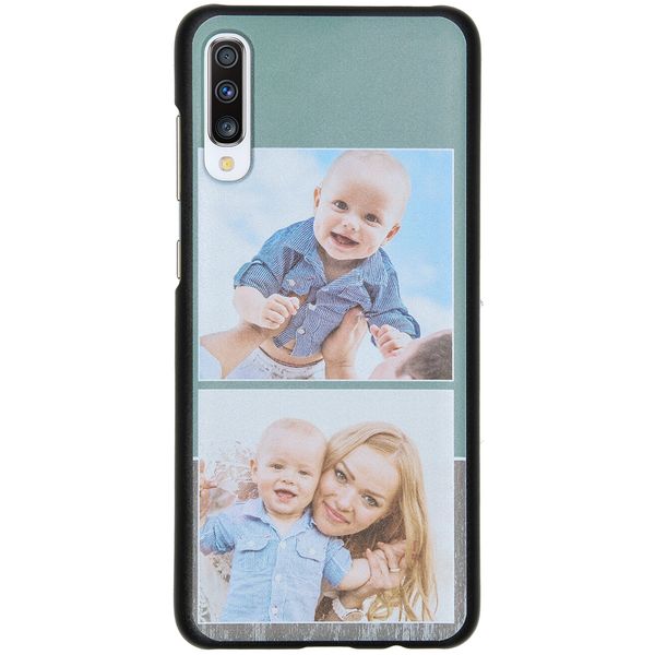 Ontwerp je eigen Samsung Galaxy A70 hardcase hoesje - Zwart