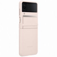 Samsung Originele Leather Backcover Galaxy Z Flip 4 - Peach