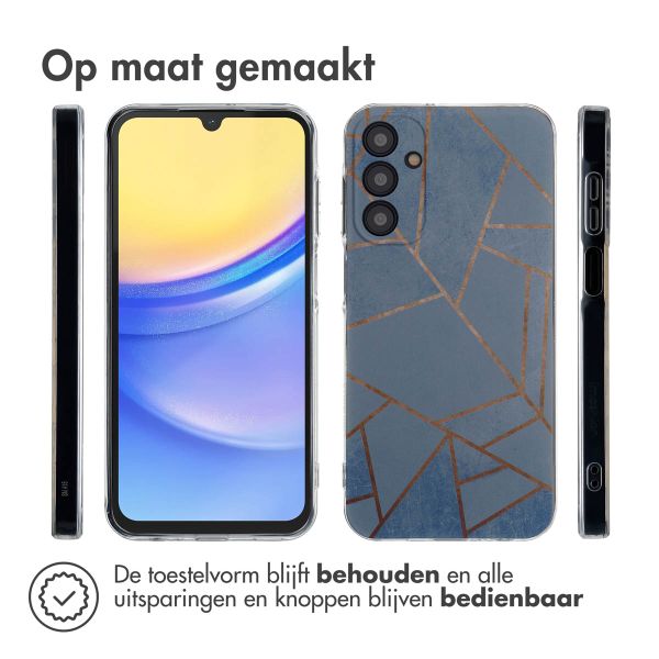 imoshion Design hoesje Samsung Galaxy A15 (5G/4G) - Blue Graphic