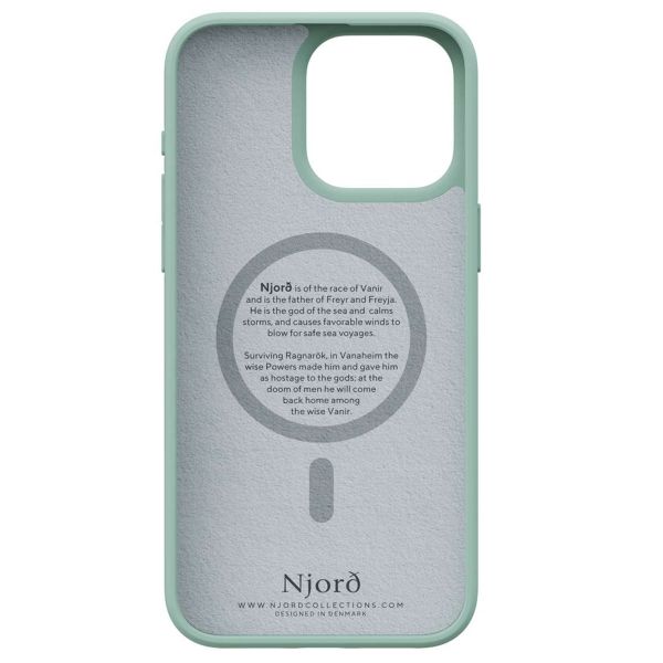 Njorð Collections Fabric MagSafe Case iPhone 15 Pro Max - Turquoise