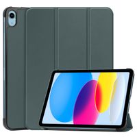 imoshion Trifold Bookcase iPad 11 (2025) 11 inch / iPad 10 (2022) 10.9 inch - Donkergroen