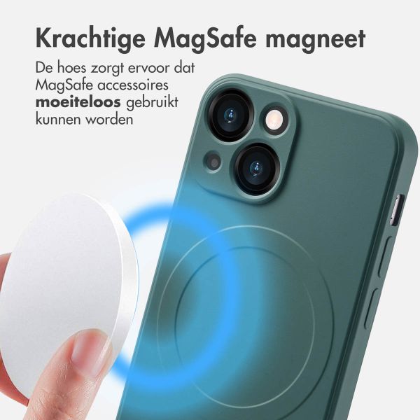 imoshion Color Backcover met MagSafe Apple iPhone 13 Mini - Donkergroen