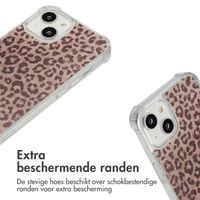 imoshion Design hoesje met koord iPhone 14 - Leopard Mood