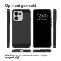 imoshion Brushed Backcover Oppo Reno 16 F - Zwart