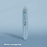 Selencia Puffy Laptop hoes 15-16 inch - Laptopsleeve - Slate Blue