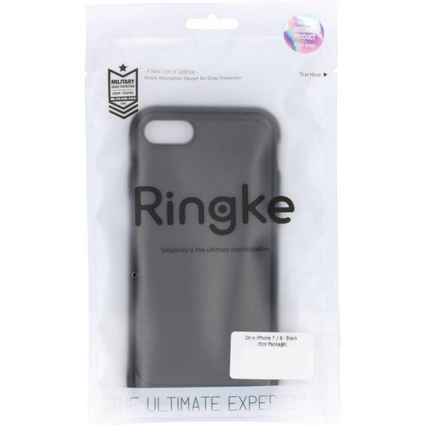 Ringke Onyx Backcover voor iPhone SE (2022 / 2020) / 8 / 7 - Zwart