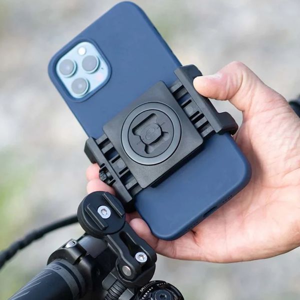 SP Connect Moto Bundle LT met Universal Clamp SPC+ Telefoonhouder Motor - Zwart