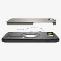 Spigen Tough Armor Backcover MagSafe Apple iPhone 16e - Gunmetal