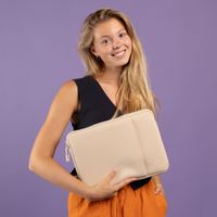 imoshion Laptop sleeve with storage pocket 13 inch - Sandstone