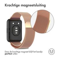 imoshion Milanees magnetisch bandje Huawei Watch Fit 2 - Rosé Goud