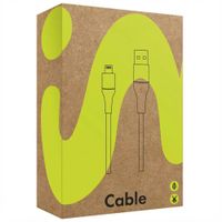 imoshion Lightning to USB cable - MFi certification - Braided textile - 3 metres - White