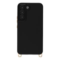 Selencia Rivièra MagSafe Backcover met afneembare haakjes Samsung Galaxy S22 - Velvet Black