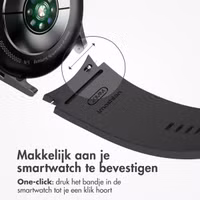imoshion Siliconen bandje Samsung Galaxy Watch 4 / 5 / 6 / 7 (20 mm) - Zwart