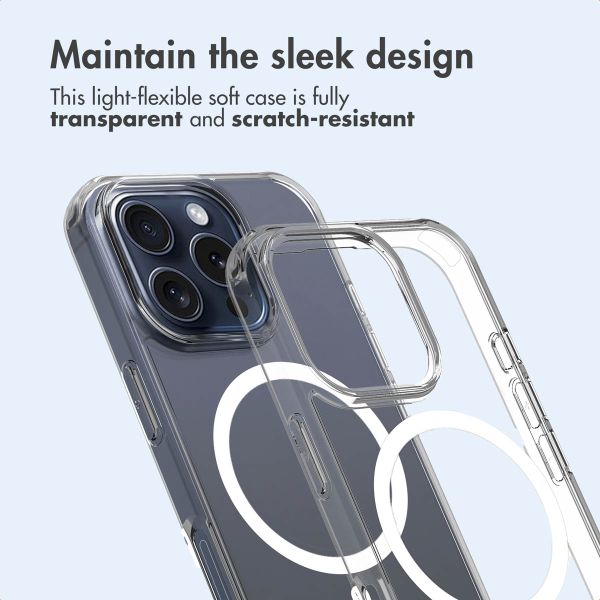 imoshion Protective Back Cover with MagSafe Apple iPhone 16 Pro - Transparent