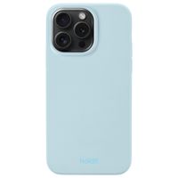 Holdit Silicone Case iPhone 15 Pro Max - Mineral Blue