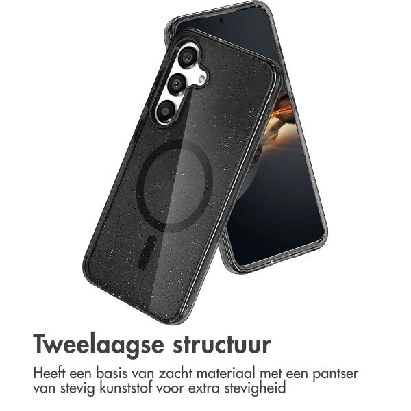 imoshion Sparkle Backcover met MagSafe Samsung Galaxy S25 Plus - Zwart